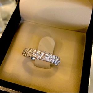 1 carat diamond wedding band